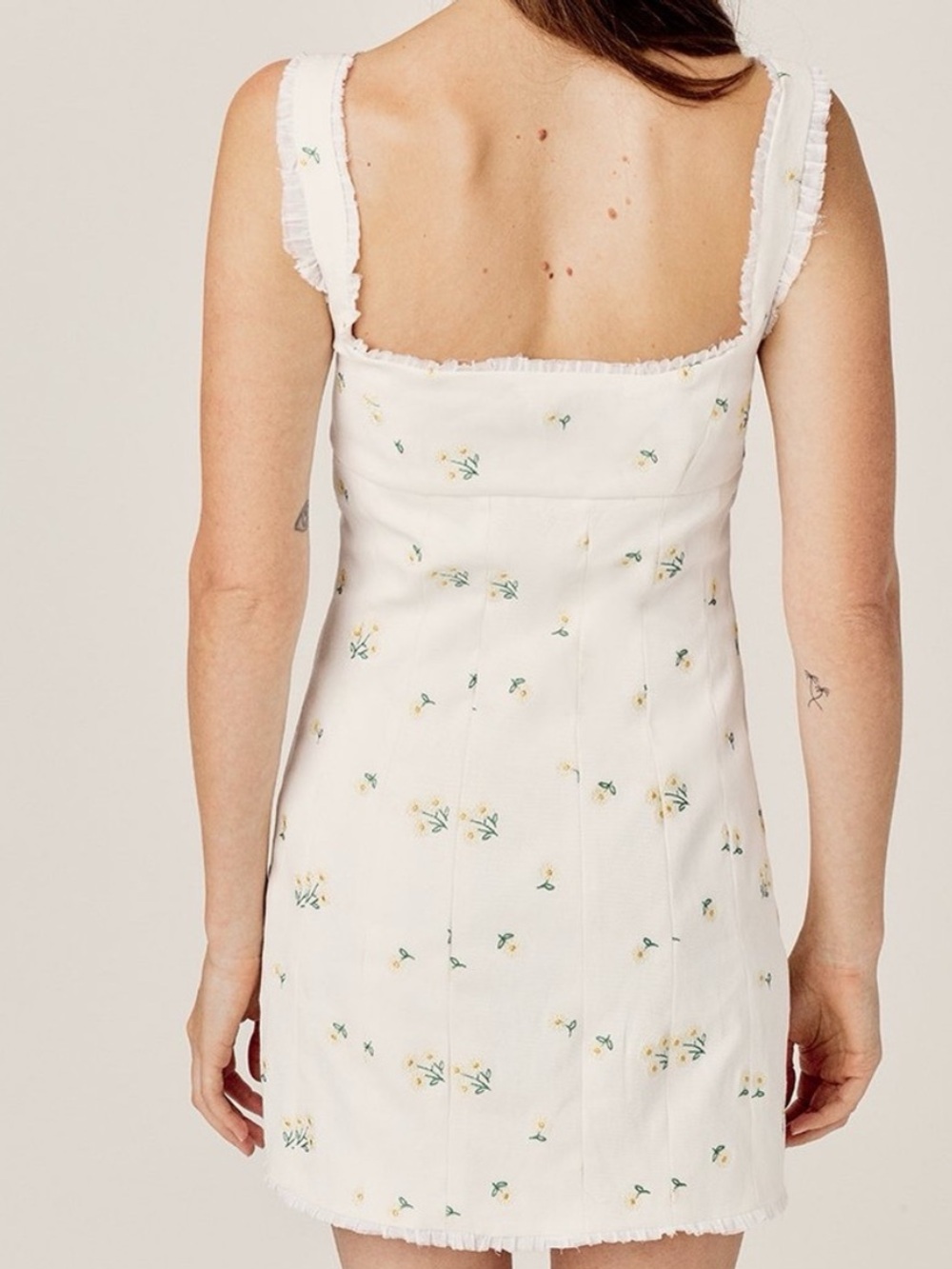 For Love & Lemons Waverly Denim Mini Dress - Picture 4 of 8